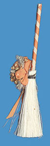 Broom with Fall Decoration