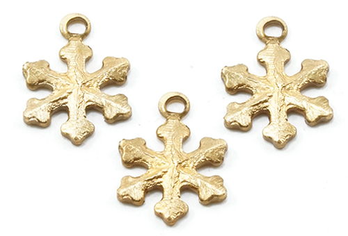 Gold Snowflakes 3 Pcs.