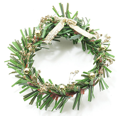 Wreath with Gold Bows