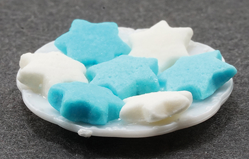 Hanukkah Cookies On Plate