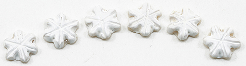 VANILLA SNOWFLAKE COOKIES, 6PC