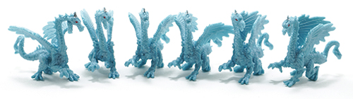 ICE DRAGONS, 6 PIECES