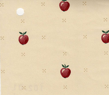 Pre-pasted Wallpaper, Red Apples, 3 pc.