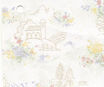 Pre-pasted Wallpaper, Embossed Beige Landscape, 3 pc.