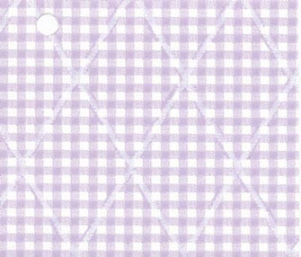 Pre-pasted Wallpaper, Lavender Check Trellis, 3 pc.