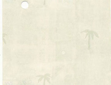 Pre-pasted Wallpaper, Green Palm Trees, 3 pc.