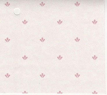 Pre-pasted Wallpaper, Pink Flowers, 3 pc.