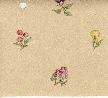 Pre-pasted Wallpaper, Fruit, 3 pc.