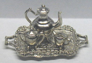 S/4 Old Silver Tea Set