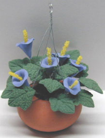 Hanging-Blue Lilies 2 3/8