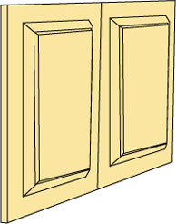 Dpb48-2 Wainscot Panels,2/Sheet