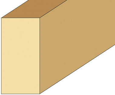 Stripwood, 1/2" X 1"