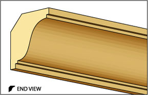 COB-8 1/4" CROWN CORNICE