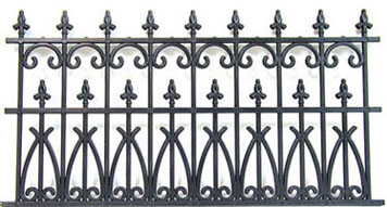 Black Ornate Fence