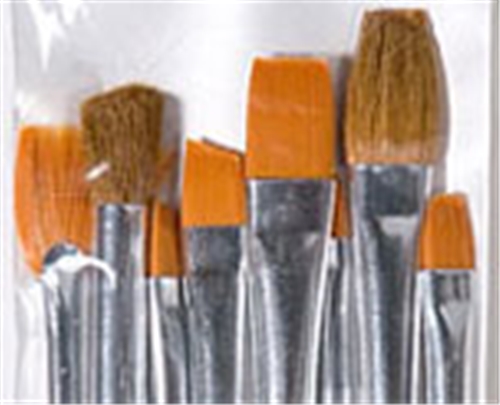 Plaid Texture Brush Set, 8pc