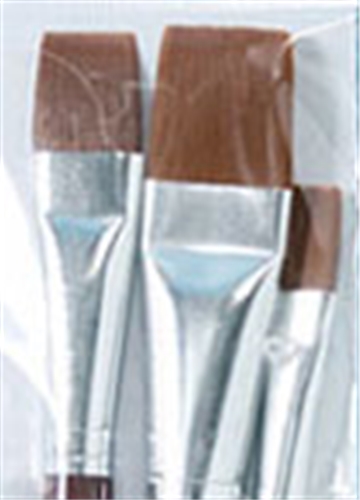 Plaid Flat Brush Set, 3pc