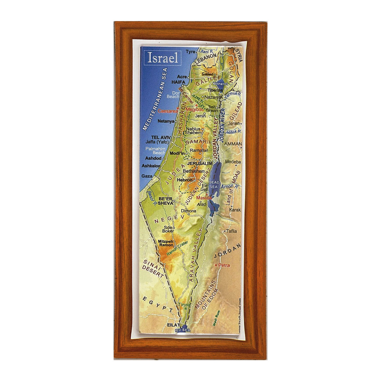 Israel 3D (Relief) Map - Magnetic