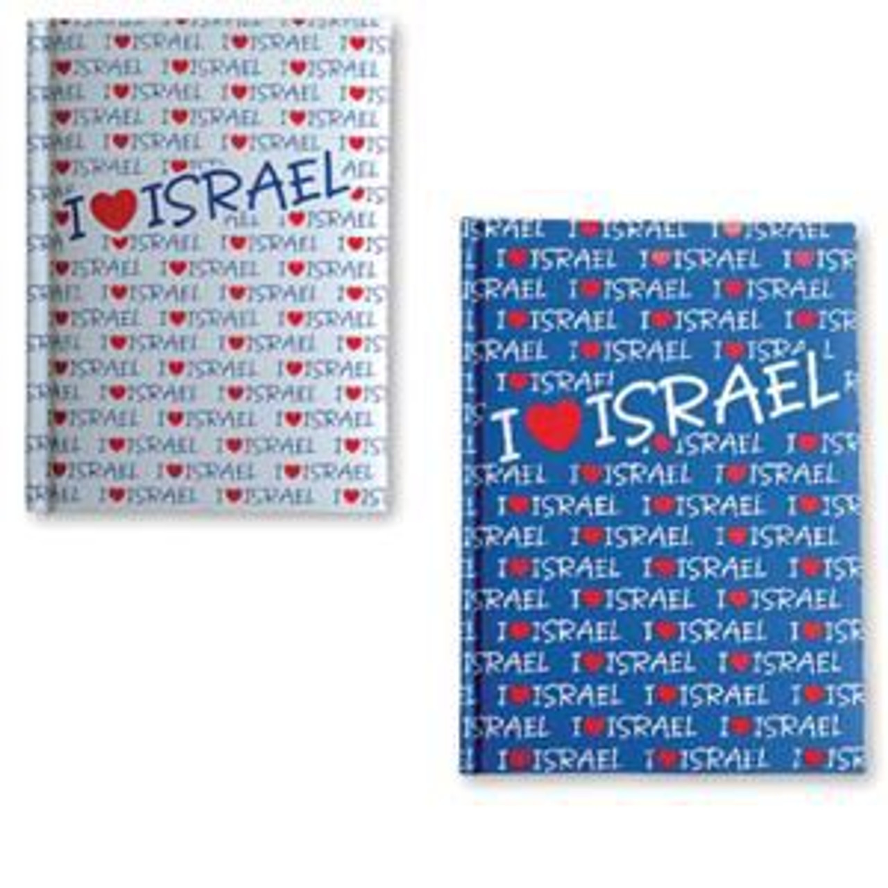 Hard Cover Note books I love Israel by Palphot