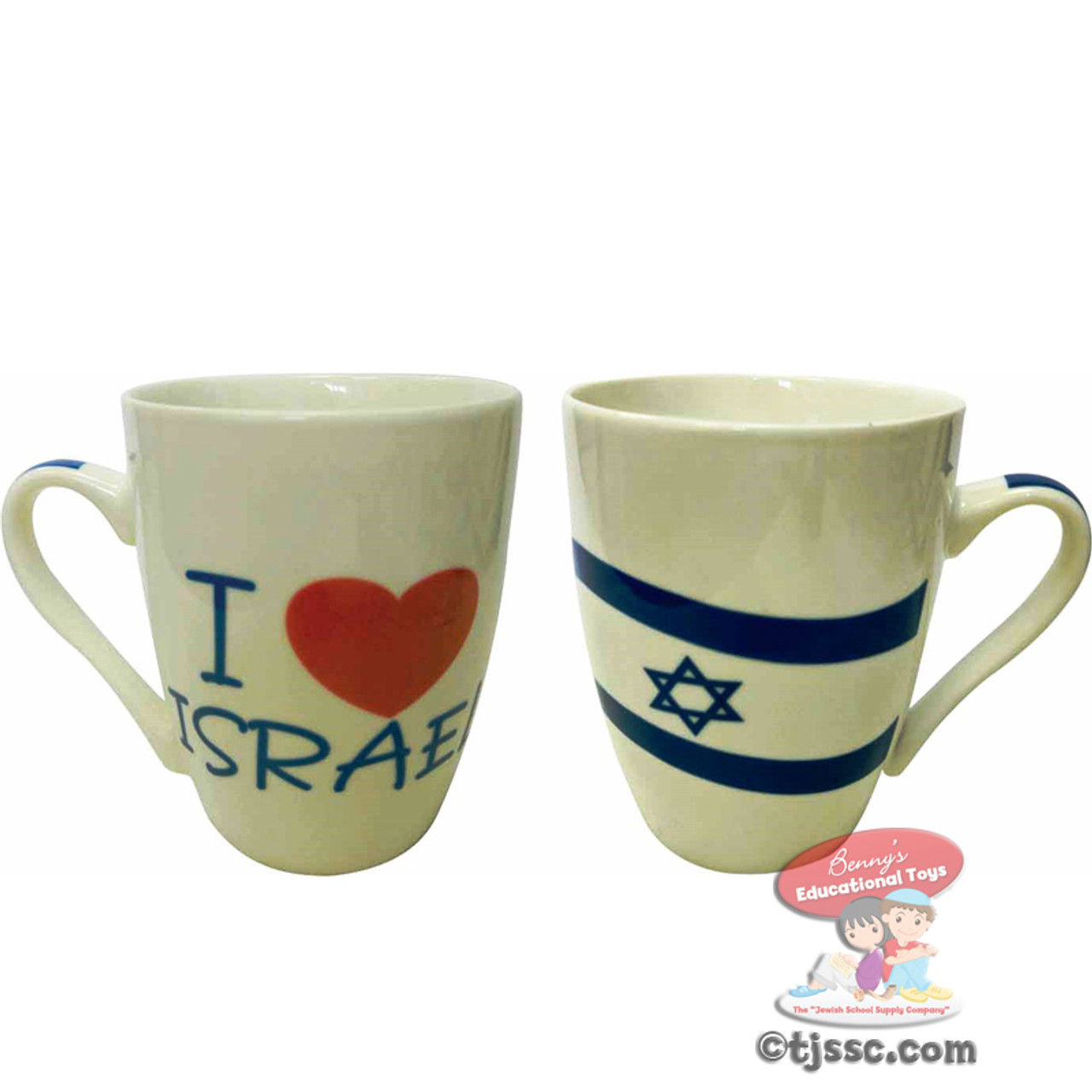I Love Israel Ceramic Mug (Single)