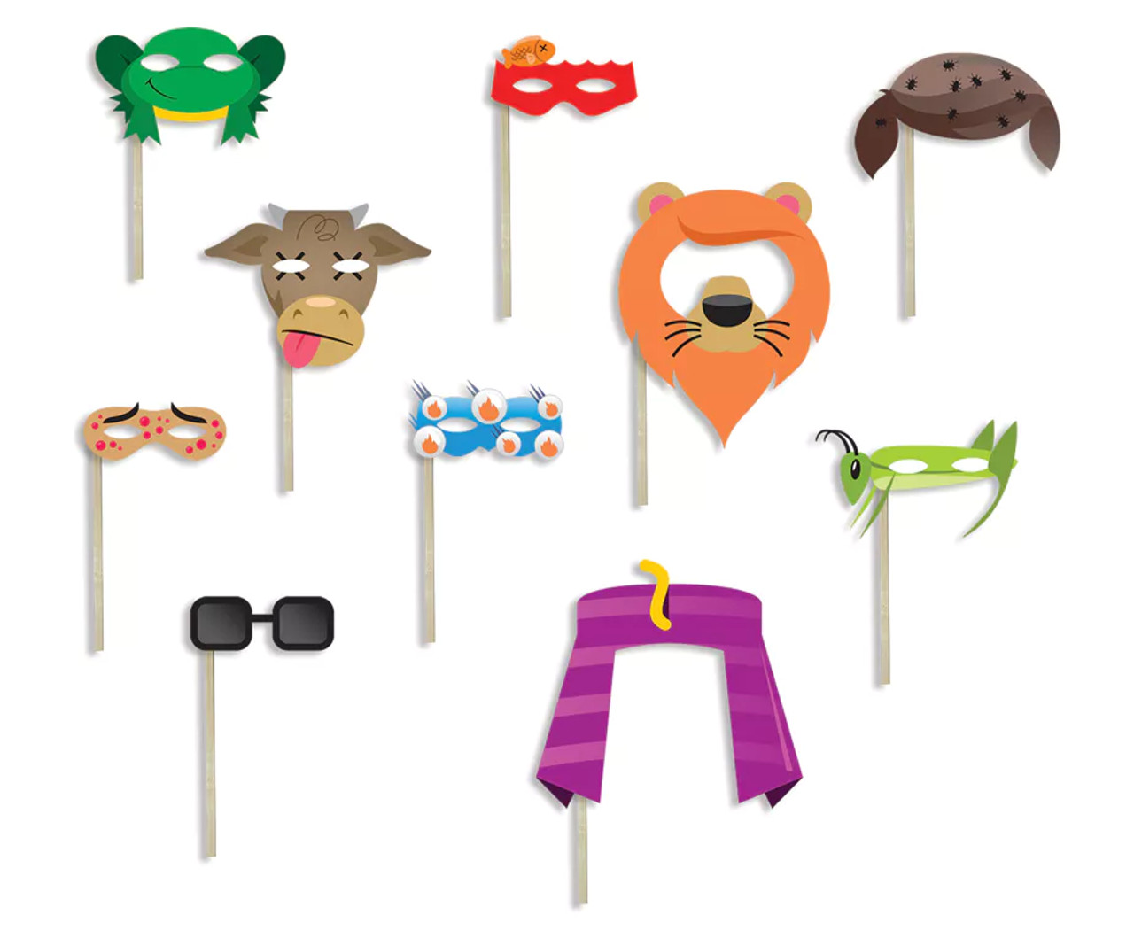 10 Plagues Photo Booth Props