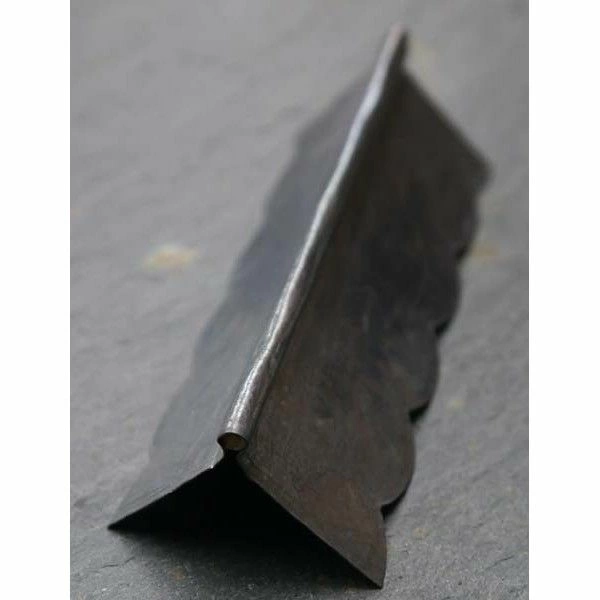 Large Scallop Lead Roll Topped Ridging 3inch