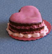 Cake, Valentine, Pink