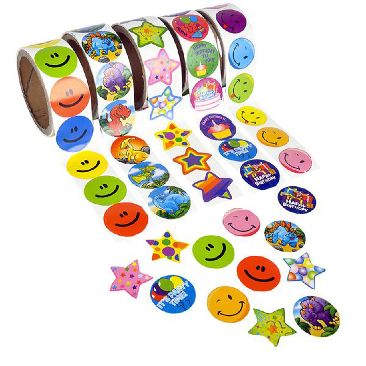 1000 Large Incentive Stickers (10 Rolls of 100 Stickers)
