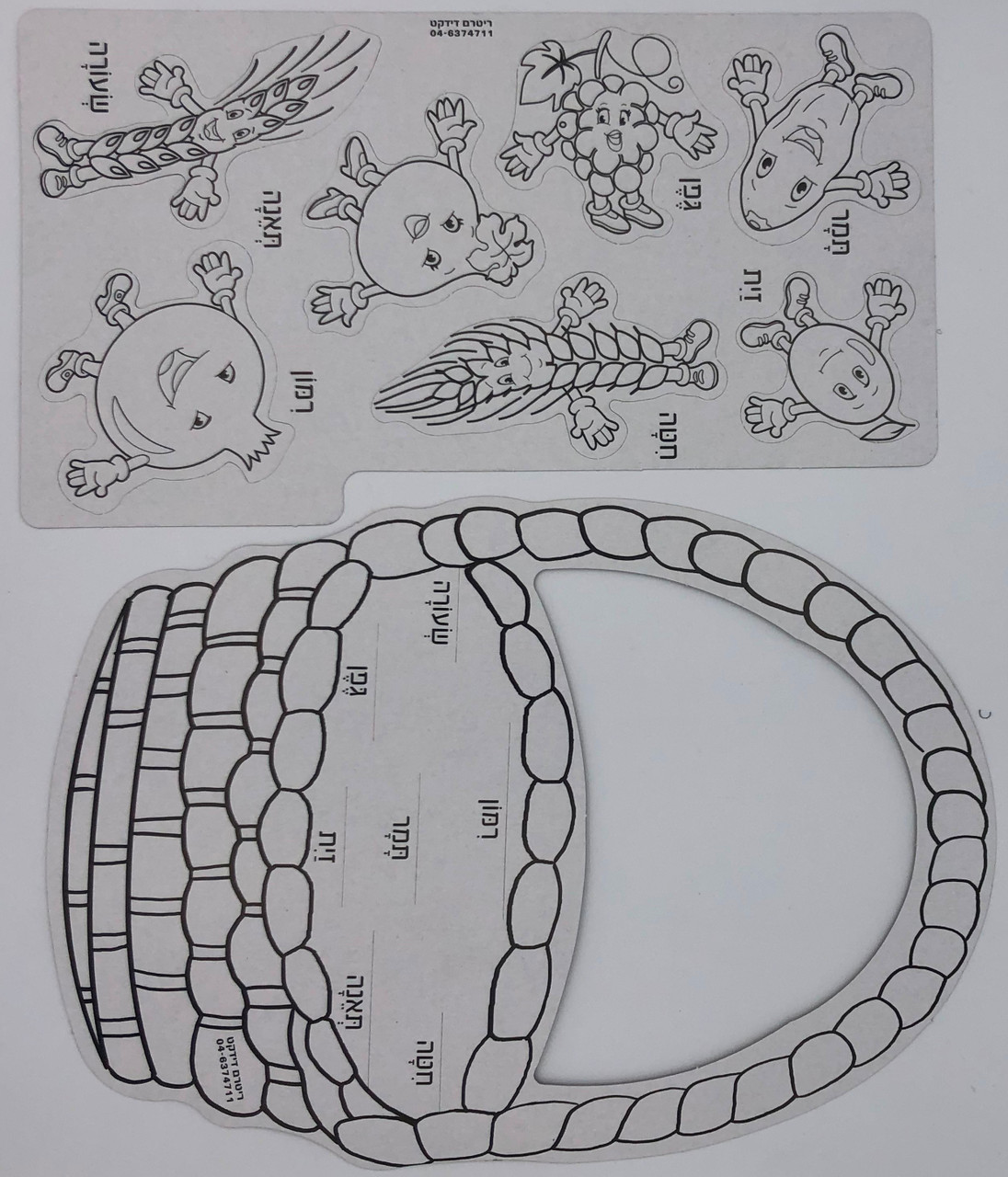 Create your own 3D Seven Species Basket (36 sets)