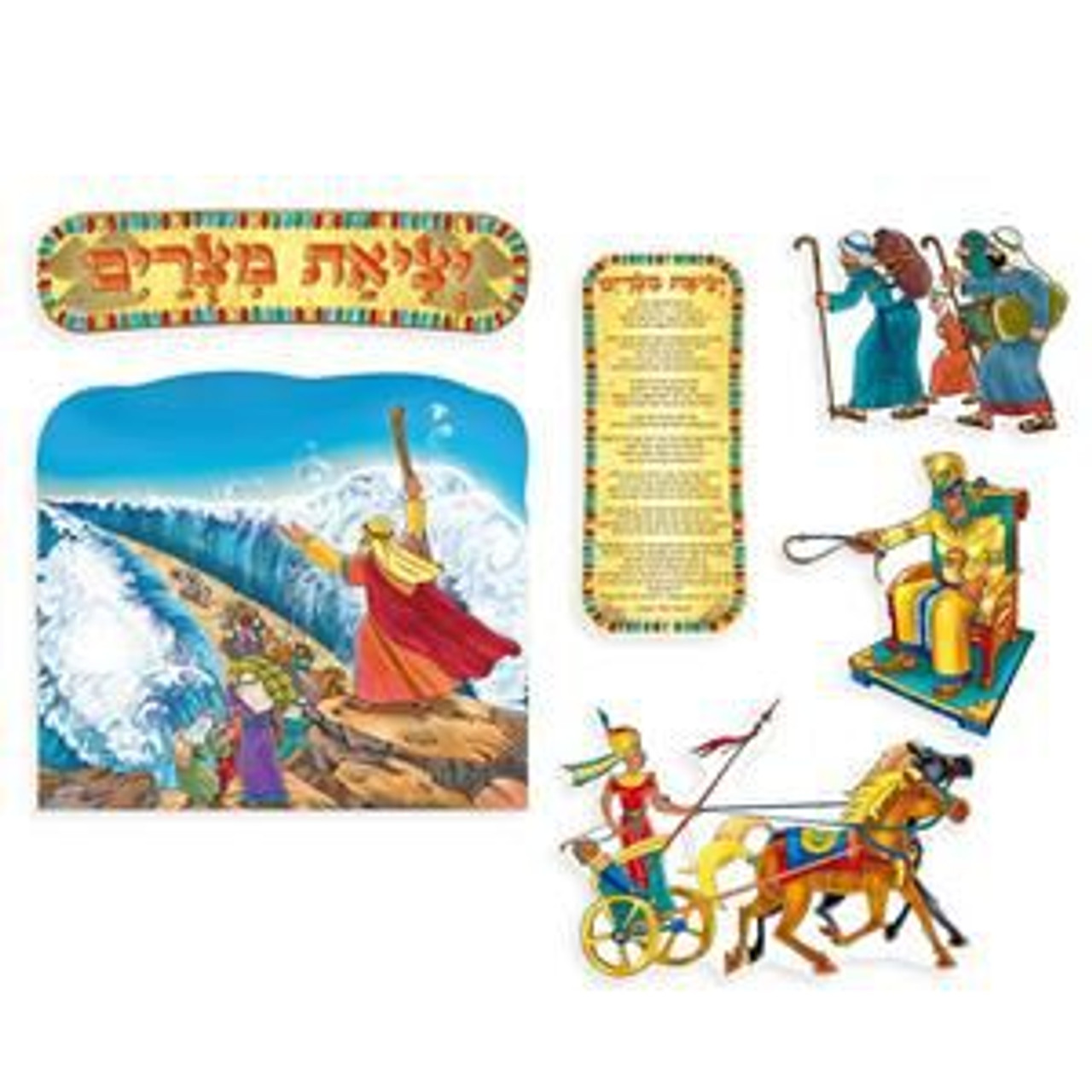 Exodus from Egypt Passover Bullertin Board Sign Set