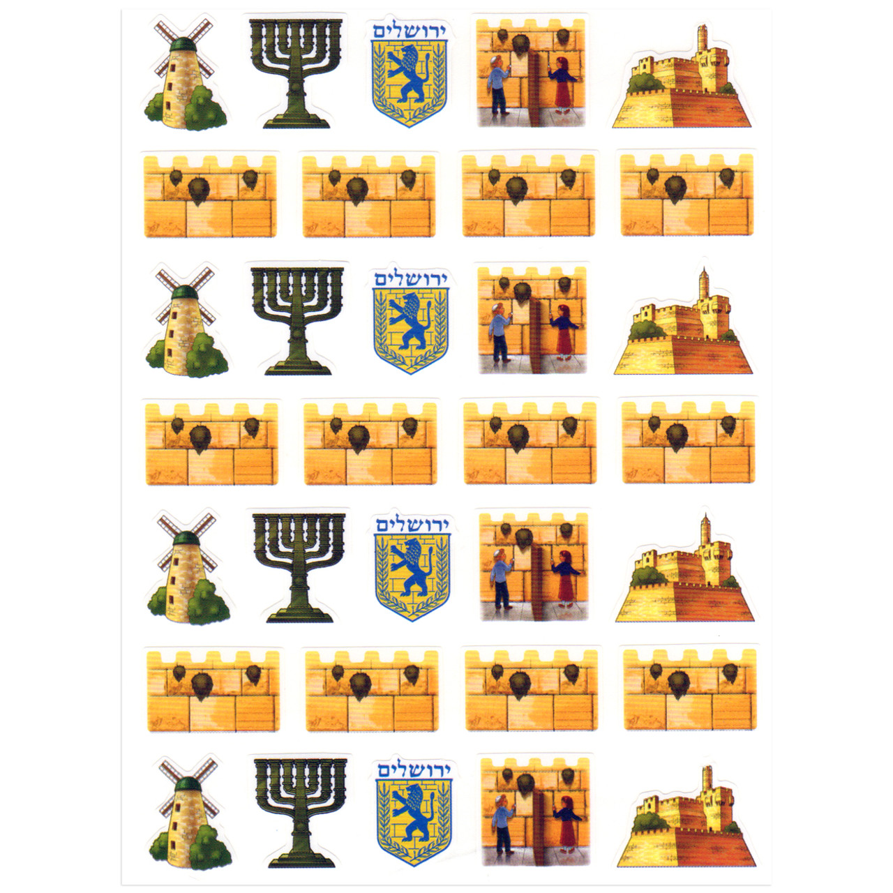 Jerusalem Die Cut Stickers