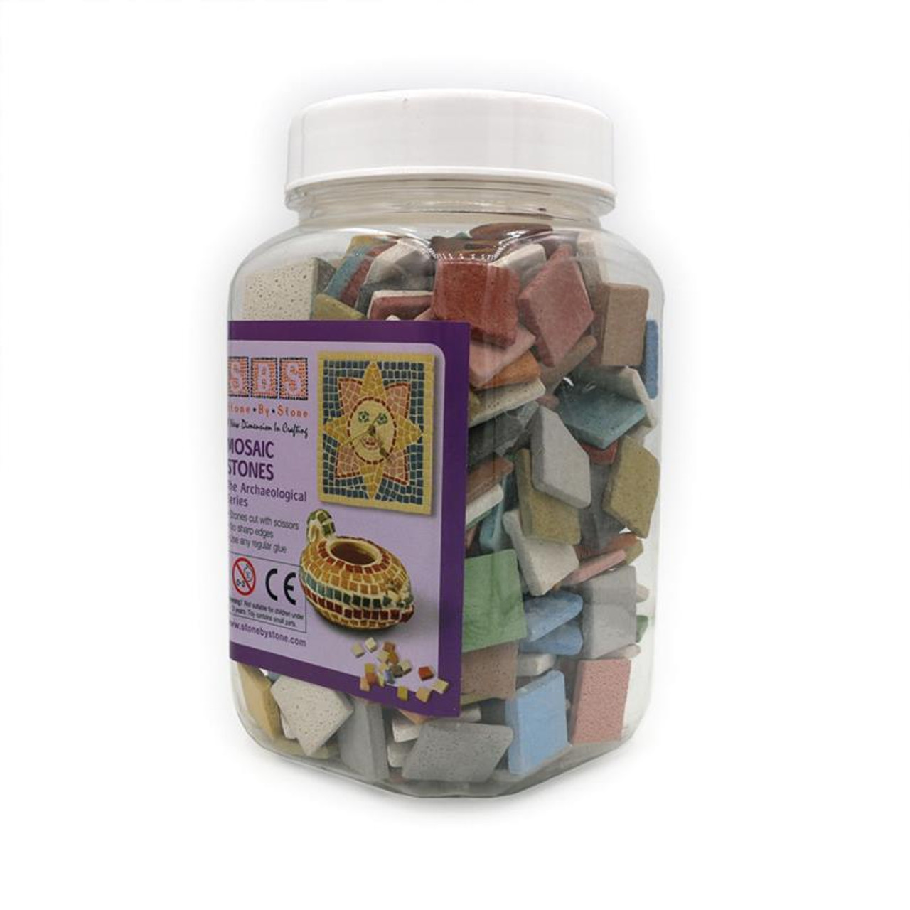 Large Israeli Mosaic Stones Colorful - on OVERSTOCK SALE!