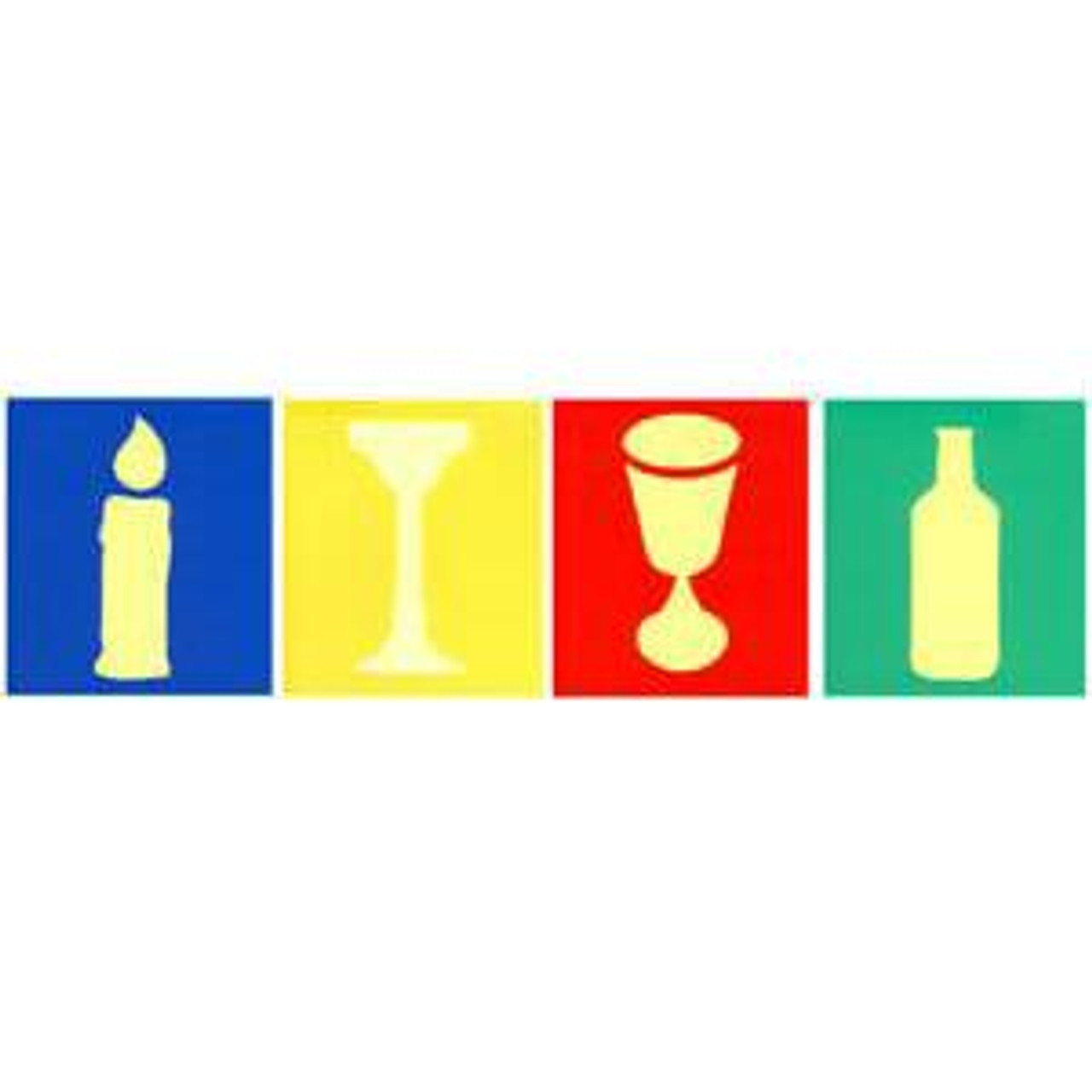 Shabbat Jewish Plastic Stencil (Tracers) Set