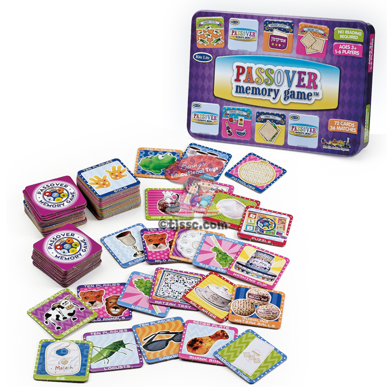 Passover Memory Game - New! in Tin Box