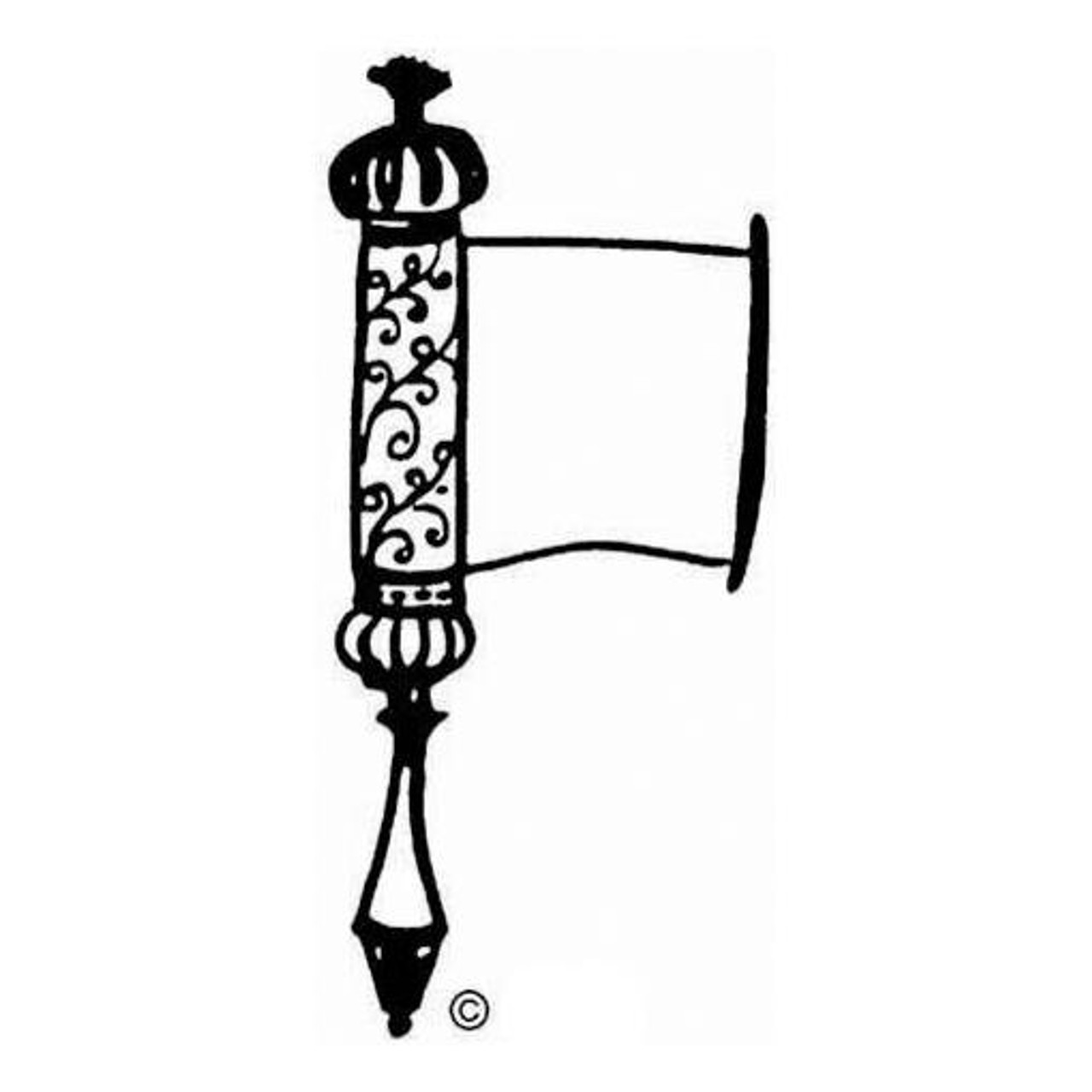 Purim Megillah Jewish Rubber Stamp