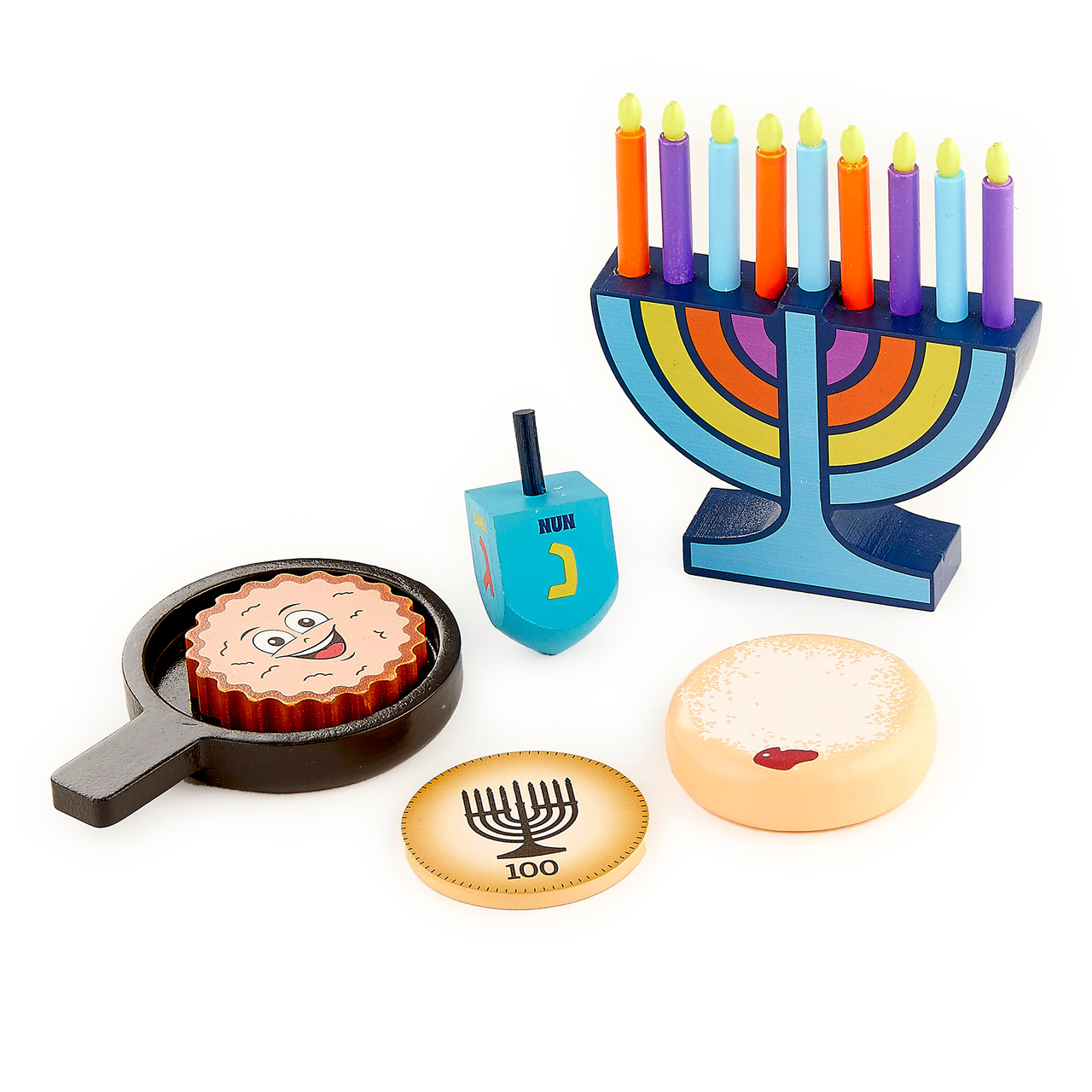 Chanukah Deluxe Wood Children's Play Set