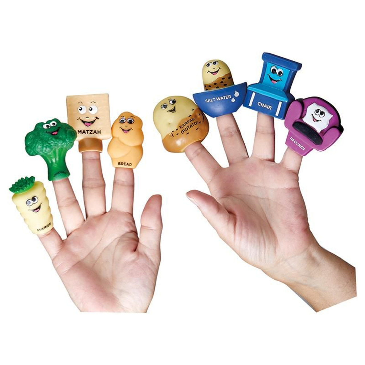 "Mah Nishtana" Vinyl Puppets, Set of 8