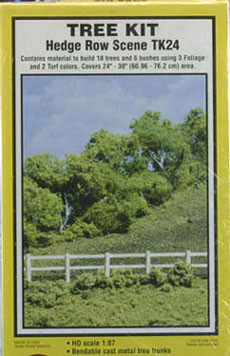 Hedge Row Scene 24" To 30"