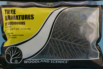 5"-7" Deciduous Tree Armature