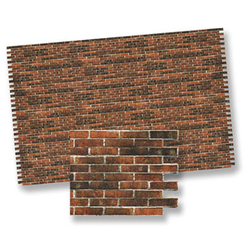 Dark Brick Wall Material