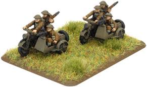 Flames of War: WWII: British (BR400) - Motorcycle Platoon (BEF) (Early