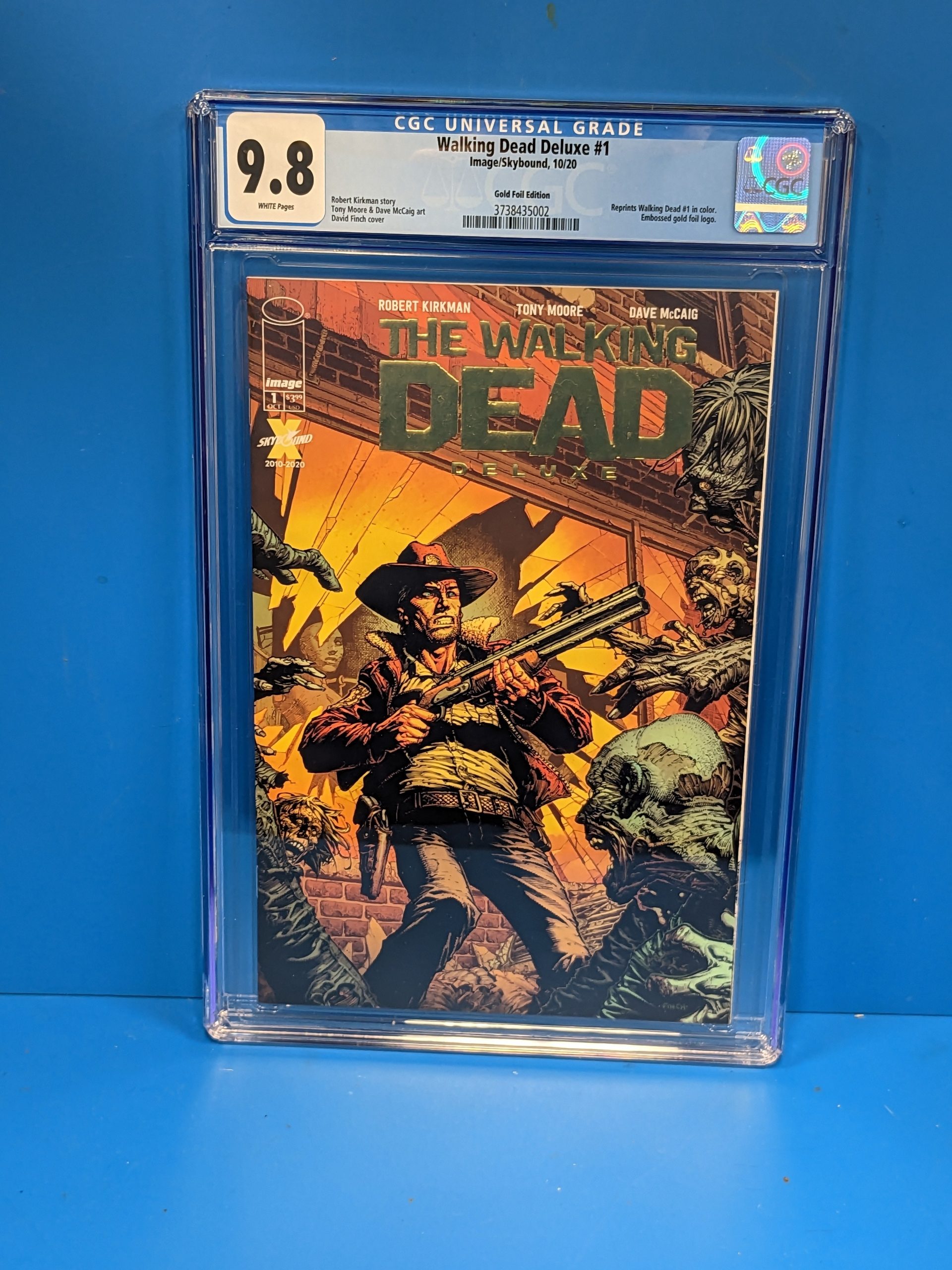 Walking Dead Deluxe (2020 Series) #1 (CGC 9.8) Retailer Appreciation G