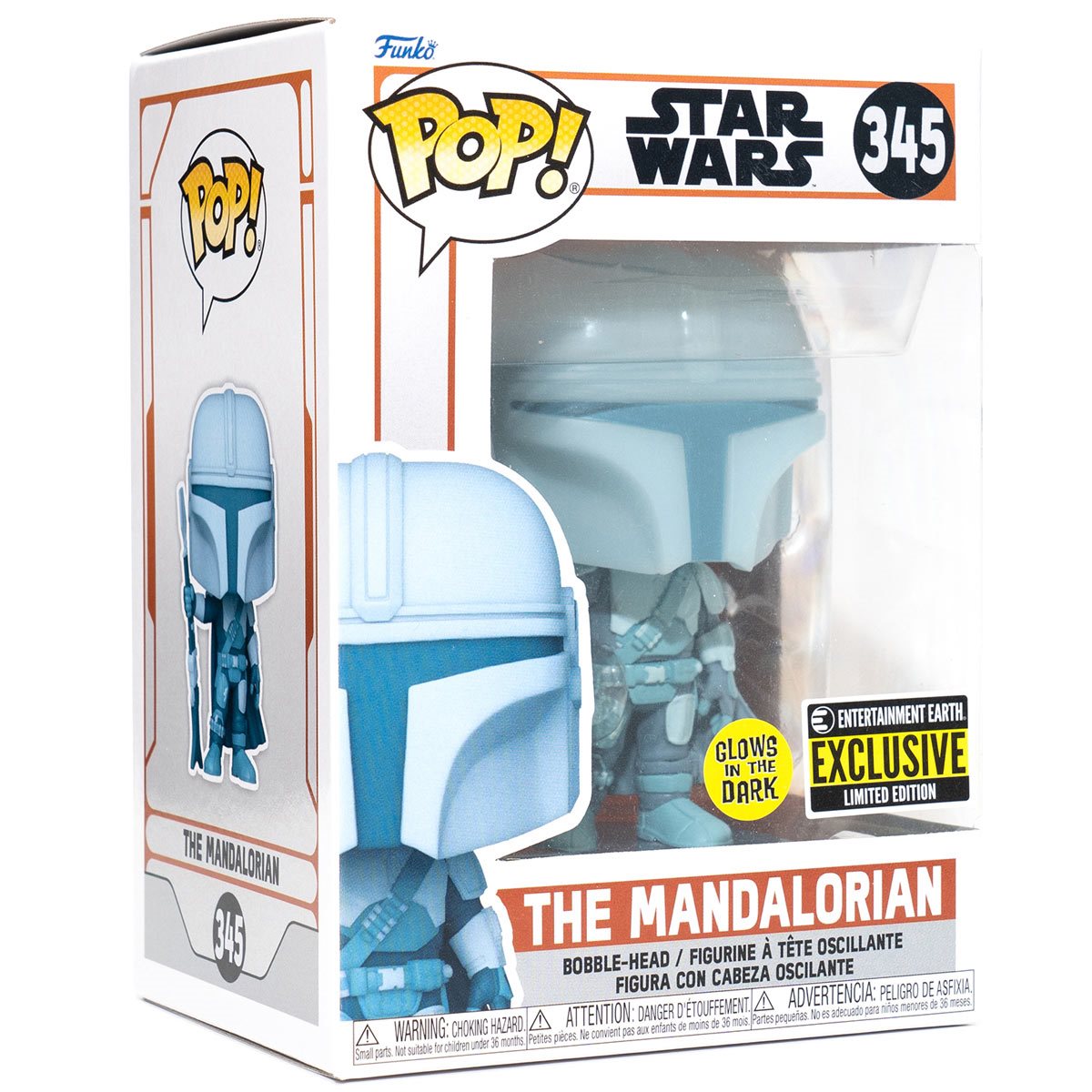 POP Figure: Star Wars The Mandalorian #0345 - The Mandalorian (EE) (Gl