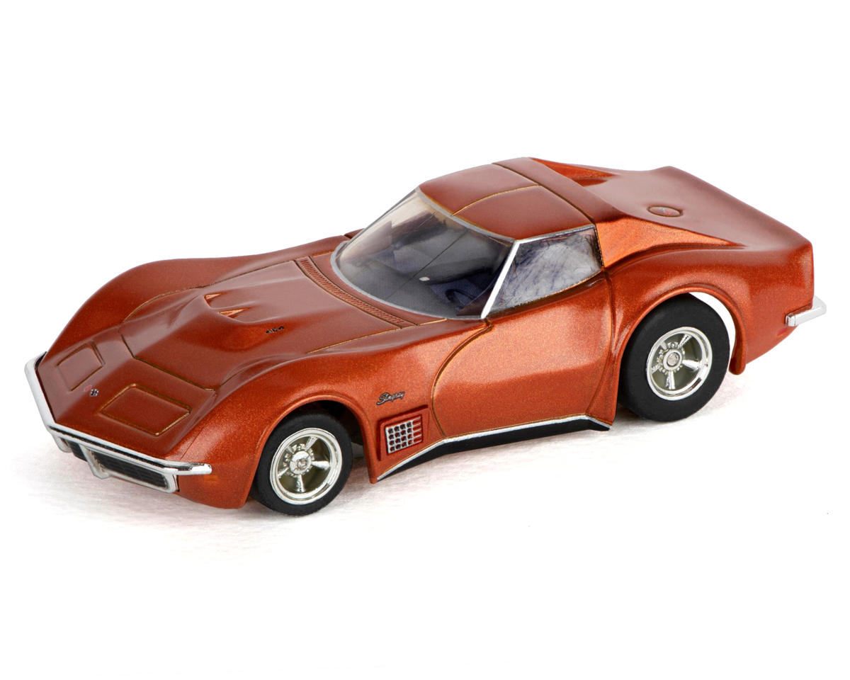 AFX Collector Series 1970 Corvette 454 HO Slot Car (Orange Metallic) (SWB) (Mega G+)