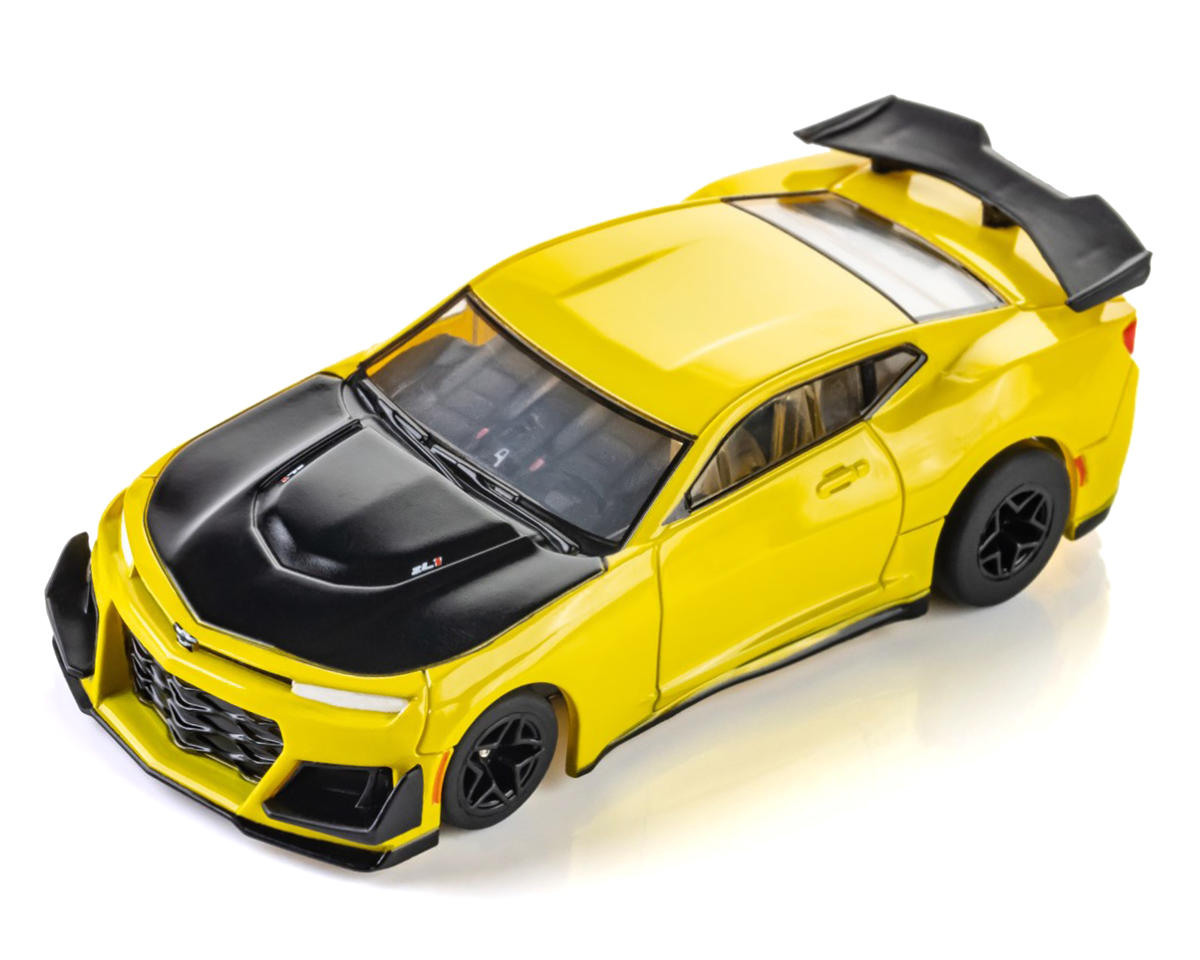 AFX 2021 Camaro ZL1 HO Slot Car (Shock Yellow) (LWB) (Mega G+)