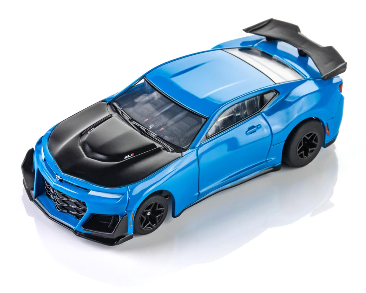 AFX 2021 Camaro ZL1 HO Slot Car (Rapid Blue) (LWB) (Mega G+)