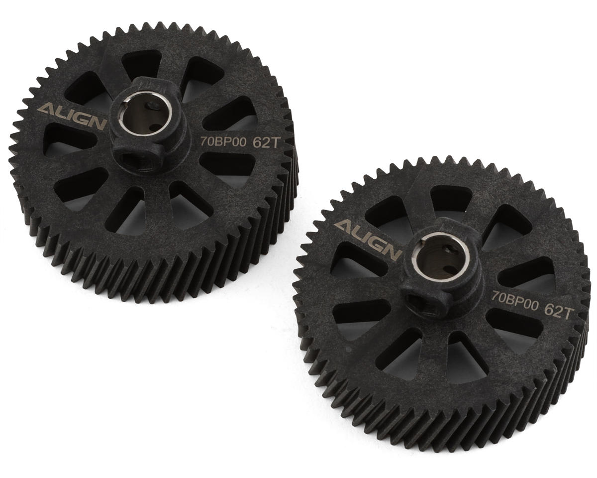 Align TB70 Slant Thread Main Drive Gear (2) (62T)