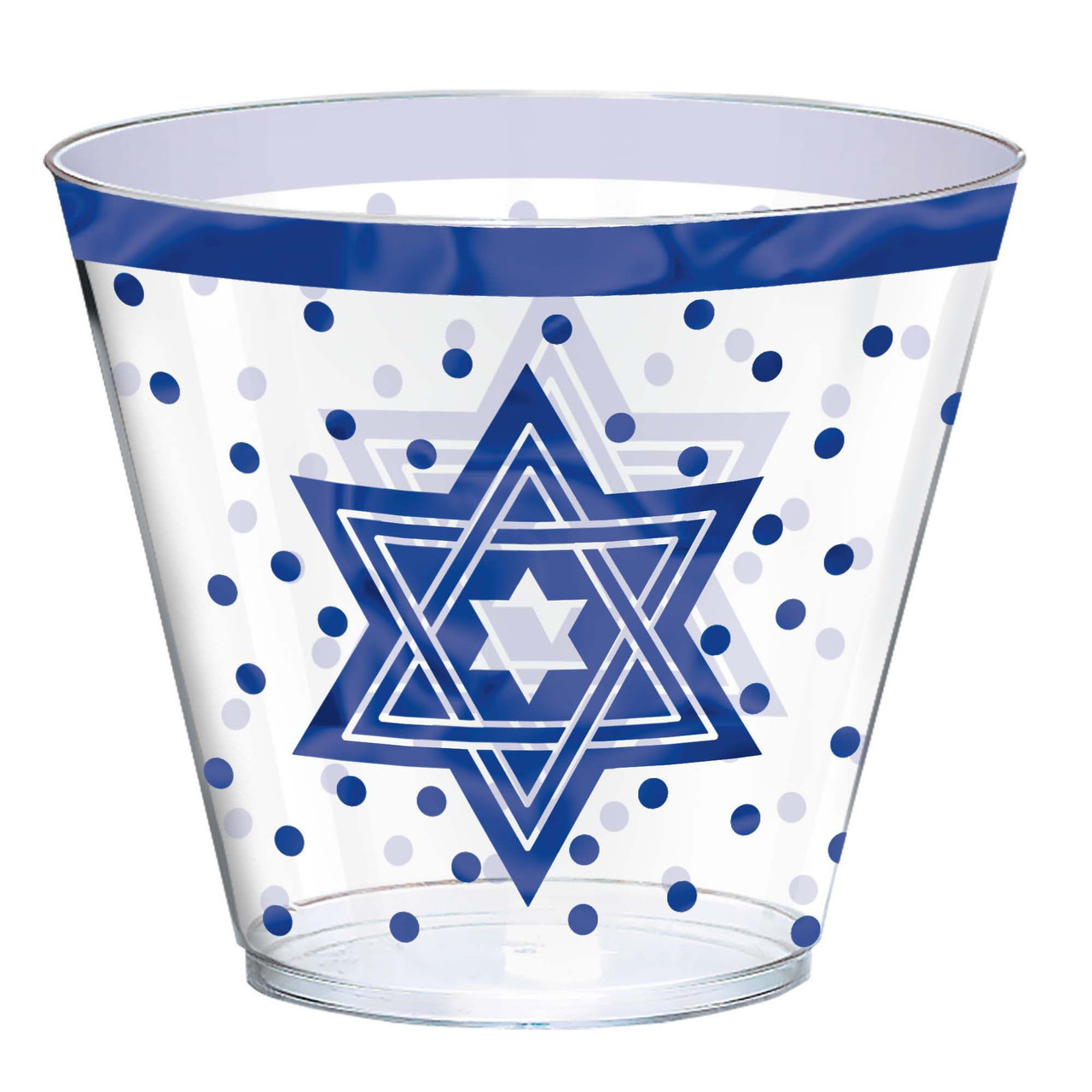 30 Plastic Star of David Tumblers