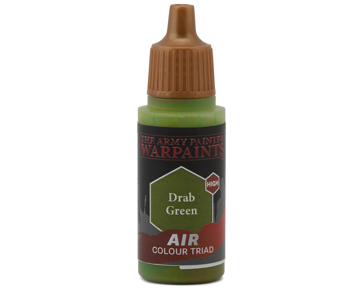 Army Painter Warpaints Air Acrylic Paint (Drab Green) (Highlight) (18ml)