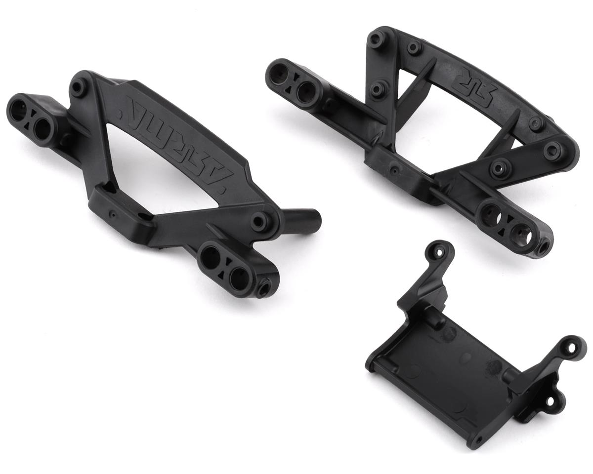 Arrma Infraction Mega/Vendetta 3S BLX Upper Bumper/Body Mount Set