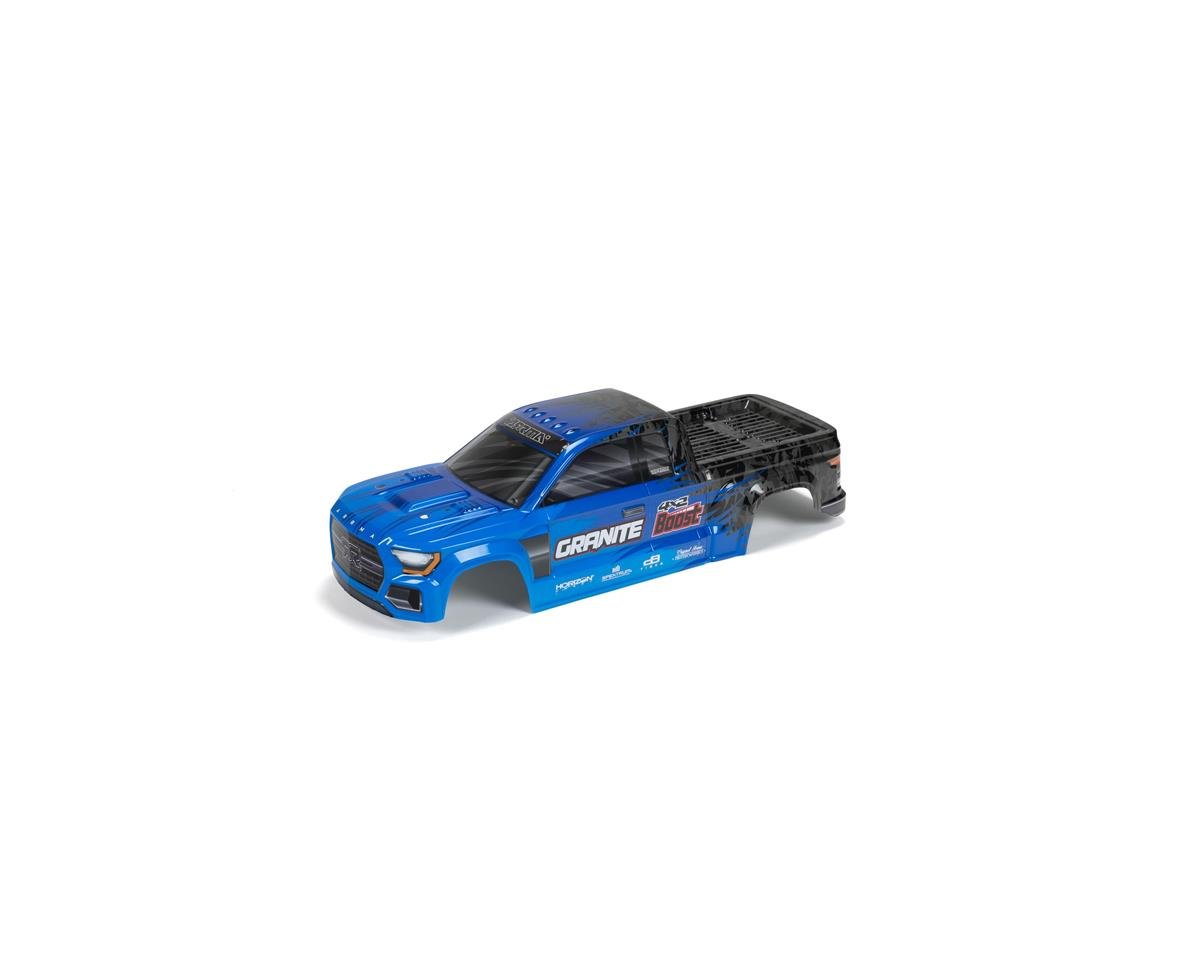 Arrma GRANITE 4X2 Painted Decaled Trimmed Body Blu/Blk